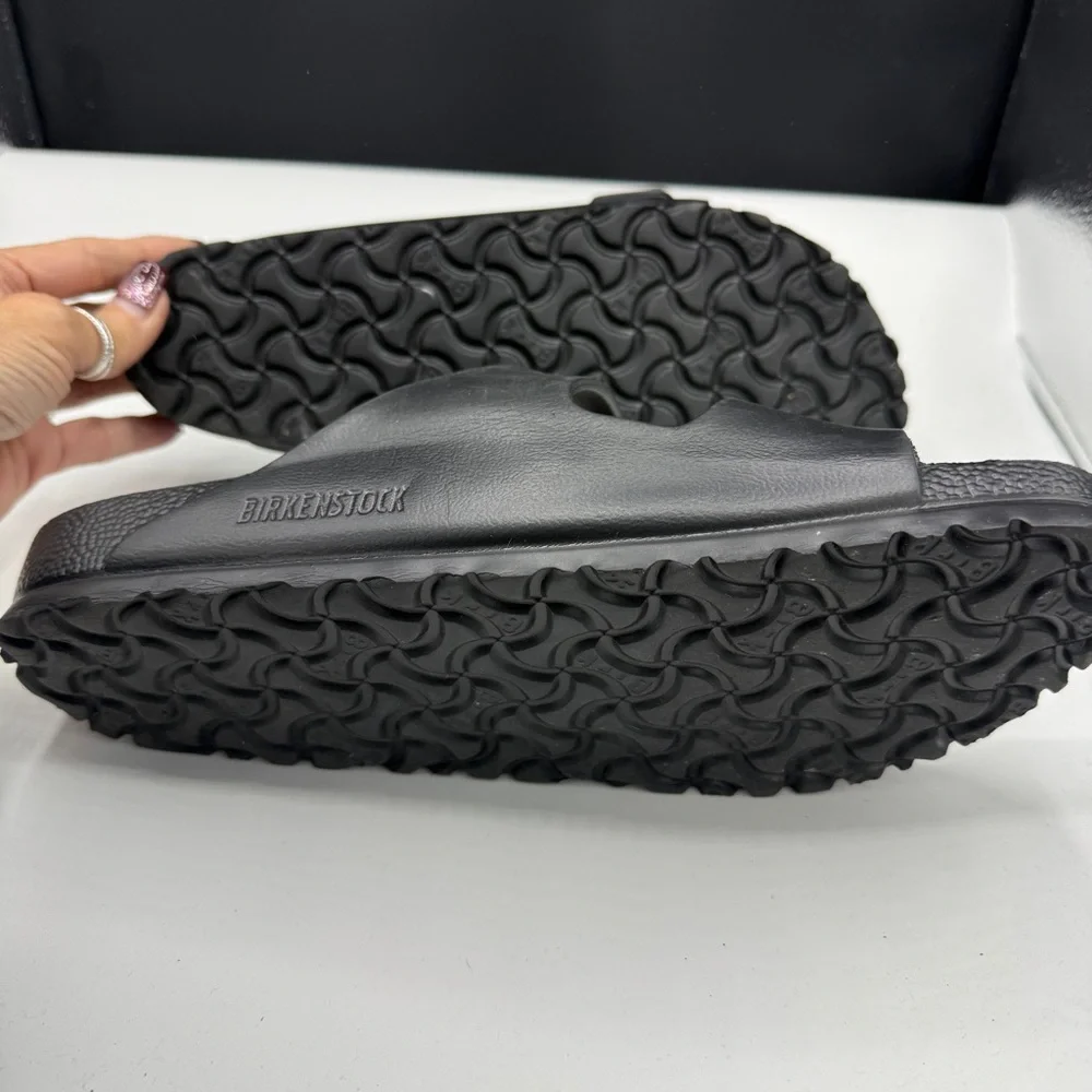 Birkenstock Black Eva Arizona Slide on Sandals - Picture 6 of 7